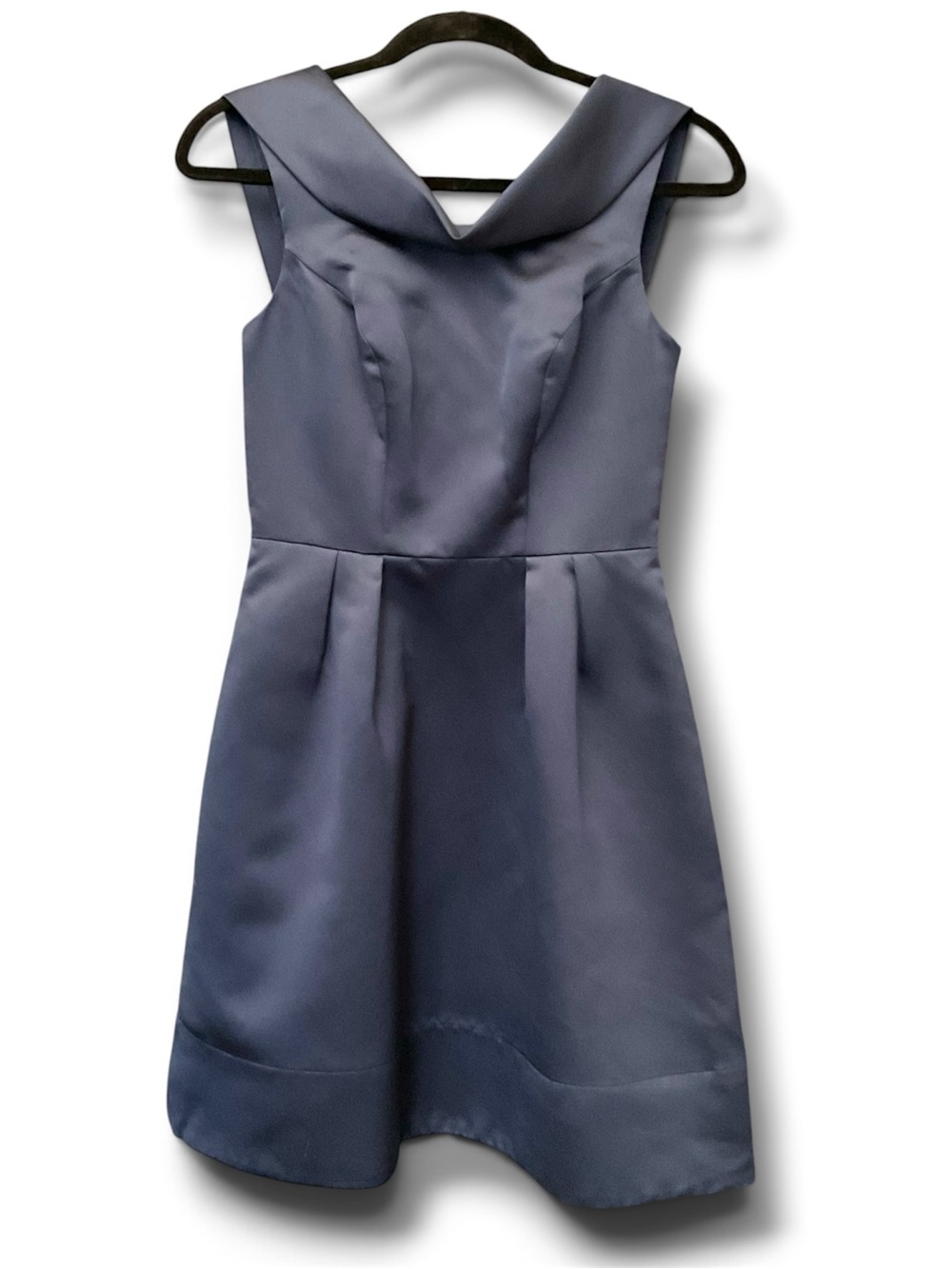 Thread Social Asymmetrical Navy Fit-and-Flare Dress